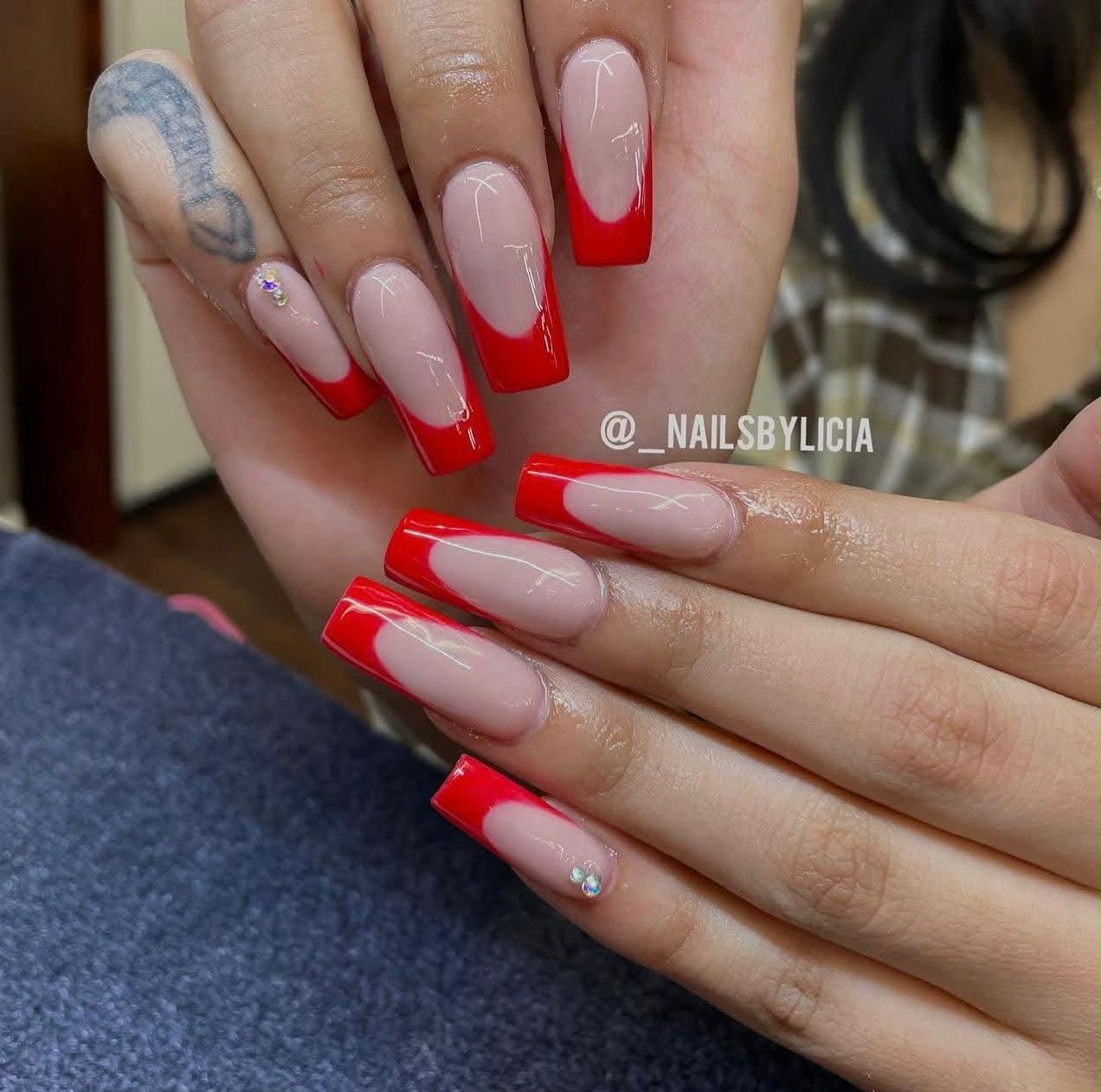 Red nails